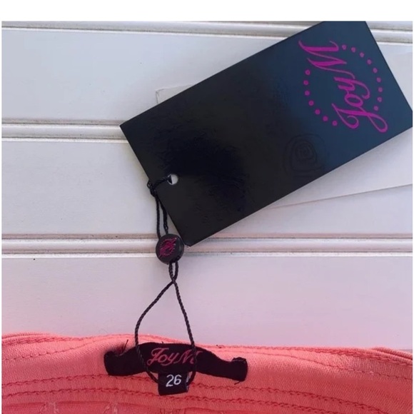 Pink Mini Skirt Casual NEW Size 26 - Picture 3 of 6